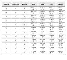 Load image into Gallery viewer, size chart