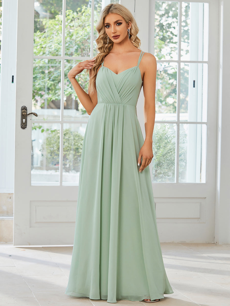 Lace V Back Chiffon Wholesale Bridesmaid Dresses – Efashiongirl Wholesale
