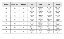 Load image into Gallery viewer, size chart