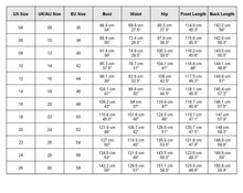 Load image into Gallery viewer, size chart