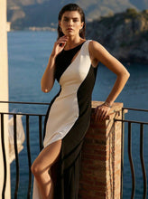 Load image into Gallery viewer, Commercial Wholesale Strapless High Stretch Bodycon Round Neck Maxi Wedding Guest Dress