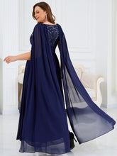 Load image into Gallery viewer, Color=Black | Bulk Wholesale Bridesmaid Sequin Dresse with Sequin Embroidery-Black 2
