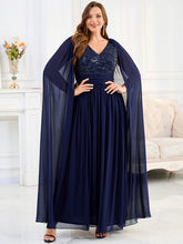 Load image into Gallery viewer, Color=Black | Bulk Wholesale Bridesmaid Sequin Dresse with Sequin Embroidery-Black 4