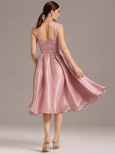Load image into Gallery viewer, Color=Dusty Rose | Factory Design Sleeveless Sweetheart Neck Gathered A-Line Midi Wedding Guest Dresses-Dusty Rose 2
