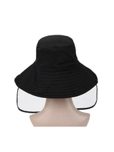 Load image into Gallery viewer, Color=Black | Anti-Spitting Anti-Virus Protective Removable Full Hat-Black 2