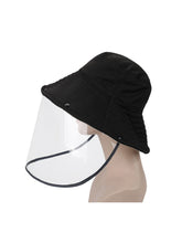 Load image into Gallery viewer, Color=Black | Anti-Spitting Anti-Virus Protective Removable Full Hat-Black 3