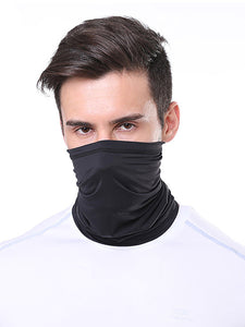 Color=Black | Adult Protective Neck Gailter Wholesale Face Mask For Sports-Black 1