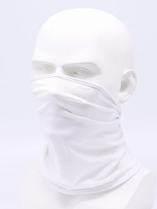 Color=White | Non-Slip Light Breathable Half Face Wholesale Neck Gaiters For Adults-White 1