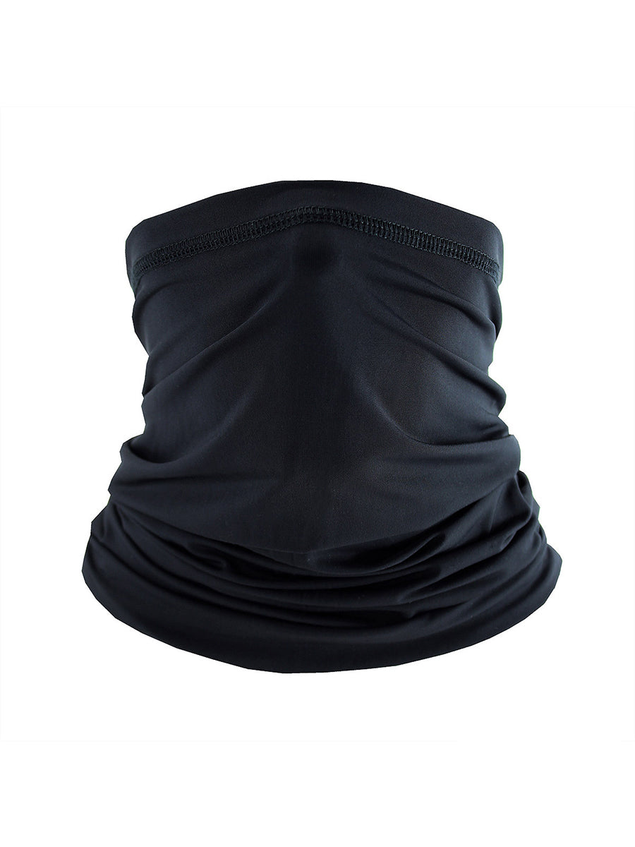 Color=Black | Breathable Anti-Sweat Sun Protection Face Neck Gaiter-Black 1