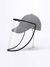 Load image into Gallery viewer, Color=Grey | Wholesale Simple Outdoor Detachable Adjustable Protective Baseball Hat-Grey 1