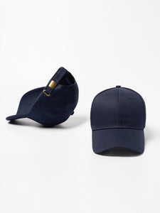 Color=Navy Blue | Wholesale Simple Outdoor Detachable Adjustable Protective Baseball Hat-Navy Blue 2
