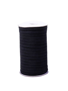 Color=Black | Width Elastic Band Diy Cloth Face Covering For Protective Equipment-Black 1