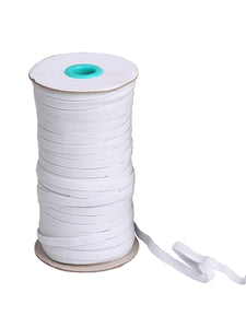 Color=White | Width Elastic Band Diy Cloth Face Covering For Protective Equipment-White 1
