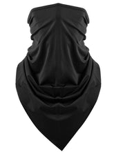 Load image into Gallery viewer, Color=Black | Uv Protection Ice Silk Breathable Elastic Neck Gaiter For Outdoors-Black 1