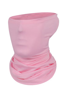Color=Pink | Outdoors Uv Protection Colorful Face Neck Gaiter For Adults-Pink 1