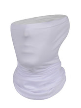 Load image into Gallery viewer, Color=White | Outdoors Uv Protection Colorful Face Neck Gaiter For Adults-White 1