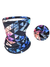 Load image into Gallery viewer, Color=Sky Blue | Colorful Neck Gaiter Bandanas For Dust Outdoors Festivals Sports-Sky Blue 1