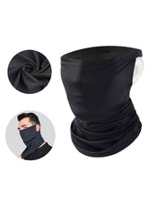Load image into Gallery viewer, Color=Black | Hanging Ears Multifunction Breathable Elastic Neck Gaiter-Black 1