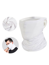Load image into Gallery viewer, Color=White | Hanging Ears Multifunction Breathable Elastic Neck Gaiter-White 1