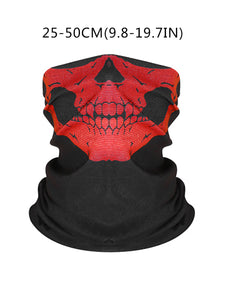 Skeleton Printed Breathable Monster Wholesale Face Protective Neck Gaiter