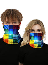 Load image into Gallery viewer, Color=Multicolor1 | Seamless Bandana Face Covering Neck Gaiter Scarf-Multicolor1 1