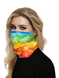 Color=Multicolor2 | Seamless Bandana Face Covering Neck Gaiter Scarf-Multicolor2 2
