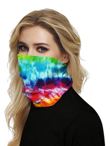 Color=Multicolor3 | Seamless Bandana Face Covering Neck Gaiter Scarf-Multicolor3 2