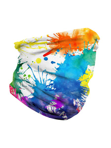 Color=Multicolor4 | Seamless Bandana Face Covering Neck Gaiter Scarf-Multicolor4 3