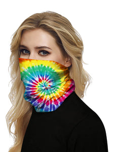 Color=Multicolor6 | Seamless Bandana Face Covering Neck Gaiter Scarf-Multicolor6 2