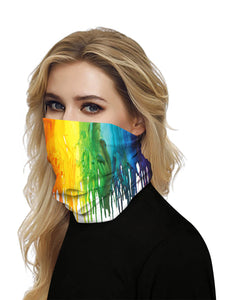 Color=Multicolor8 | Seamless Bandana Face Covering Neck Gaiter Scarf-Multicolor8 2