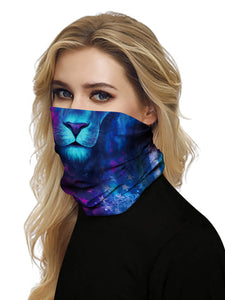 Color=Multicolor7 | Uv Neck Gaiter Face Scarf Breathable For Wind And Dust-Multicolor7 2
