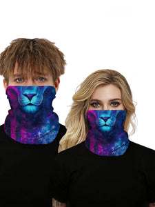 Color=Multicolor7 | Uv Neck Gaiter Face Scarf Breathable For Wind And Dust-Multicolor7 1