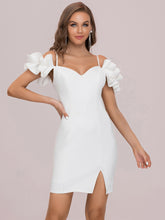 Load image into Gallery viewer, Color=Cream | Cute Short Length Sweetheart Neckline Wholesale Cocktail Dresses-Cream 6