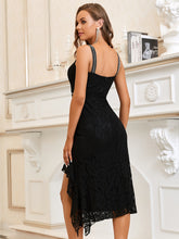 Load image into Gallery viewer, Color=Black | Elegant and Classy Lace Evening Dress for Women-Black 2