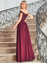 Load image into Gallery viewer, Color=Burgundy | Adorable Sweetheart Neckline A-line Wholesale Evening Dresses-Burgundy 2