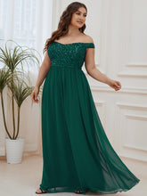 Load image into Gallery viewer, Color=Dark Green | Plus Size Adorable Sweetheart Neckline A-line Wholesale Evening Dresses-Dark Green 1