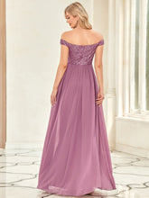Load image into Gallery viewer, Color=Orchid | Adorable Sweetheart Neckline A-line Wholesale Evening Dresses-Orchid 2