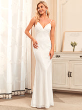 Load image into Gallery viewer, Color=White | Sweetheart Floor Length Fishtail Wholesale Evening Dresses-White 1