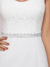Load image into Gallery viewer, Color=Cream | Wholesale Cap Sleeve Sweetheart Mermaid Style Wedding Dress-Cream 5