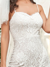 Load image into Gallery viewer, Color=Cream | Sleeveless Sweetheart Neck Split Wholesale Wedding Dresses-Cream 5