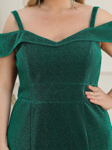 Color=Dark Green | Deep V Neck Floor Length Wholesale Mother of Bridesmaids Dresses-Dark Green 5