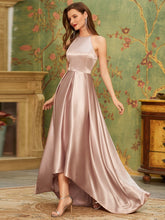 Load image into Gallery viewer, Stylish Halter Neck High Low Wholesale Bridesmaid Dress EO00245