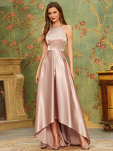 Load image into Gallery viewer, Stylish Halter Neck High Low Wholesale Bridesmaid Dress EO00245