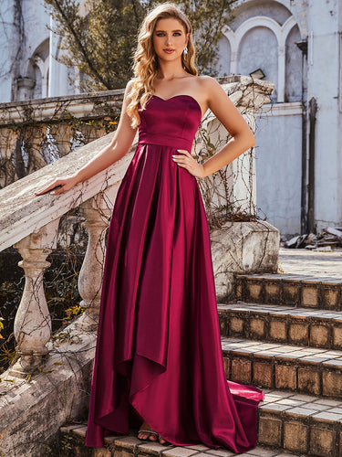 Sweetheart Neck Wholesale Prom Dress with Asymmetrical Hem EO00246