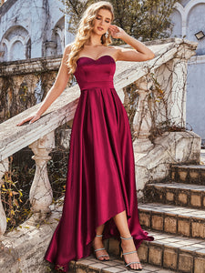 Sweetheart Neck Wholesale Prom Dress with Asymmetrical Hem EO00246