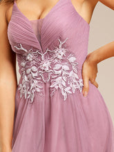 Load image into Gallery viewer, Color=Orchid | High Low Mesh Appliques Wholesale Prom Dresses EO01746-Orchid 19