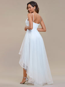 Color=White | High Low Mesh Appliques Wholesale Prom Dresses EO01746-White 