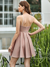 Load image into Gallery viewer, Color=Blush | Women&#39;s Sleeveless Wholesale Short Prom Dresses-Blush 2