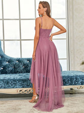 Load image into Gallery viewer, Color=Orchid | Modest Wholesale High-Low Tulle Prom Dress For Women-Orchid 2