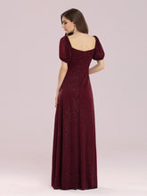 Load image into Gallery viewer, Color=Burgundy | Simple Wholesale Sweetheart Neck Floor Length Bridesmaid Dress-Burgundy 2